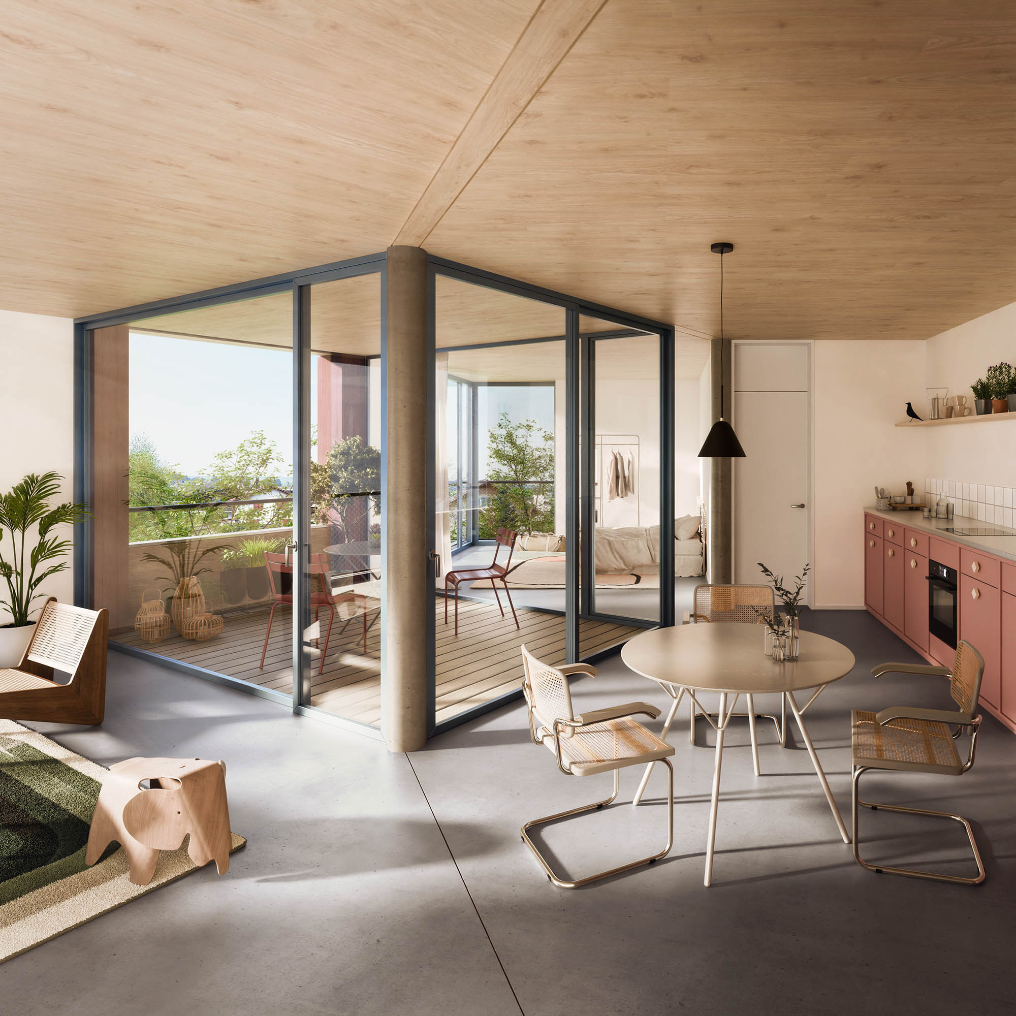 Huber Waser Mühlebach
Architektur ETH SIA BSA - Wettbewerb Wohnüberbauung Luzernerstrasse - Littau - 2025
